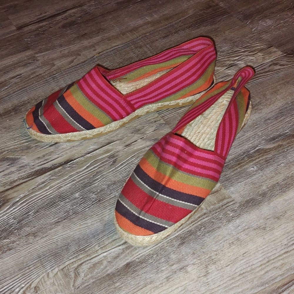 Artisanat Francais Round Toe Espadrille Shoes  Sz 8